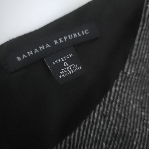 Banana Republic Elegant Gray Women's Dress Sz 4 - Picture 7 of 10